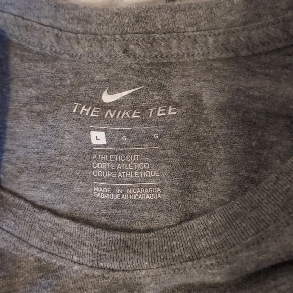 Nike Mens Gray Long Sleeve Shirt - Picture 2 of 4